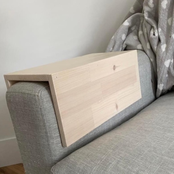 Custom Solid Wood Sofa Arm Table - Picture 6 of 6